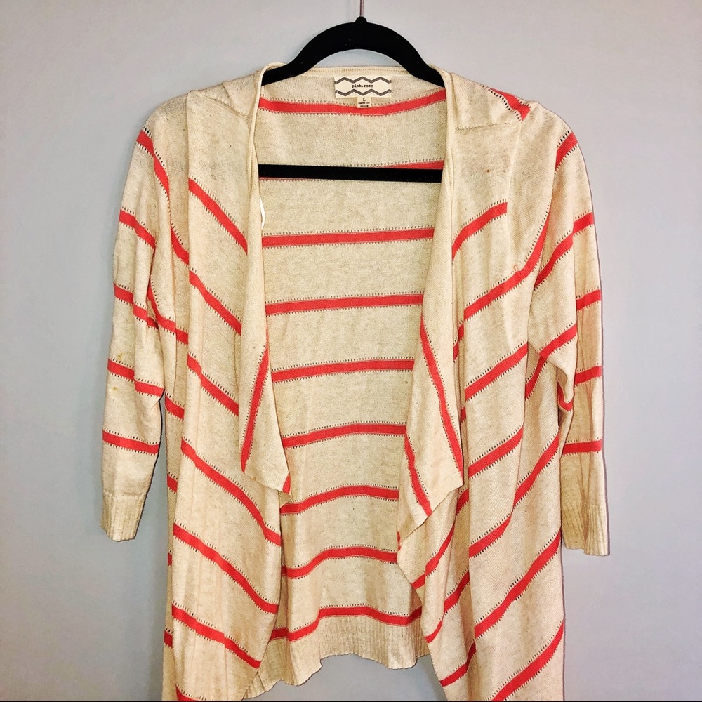 Pink Rose cardigan - size L